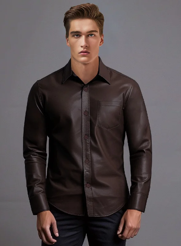 Shadowcraft Brown Leather Shirt