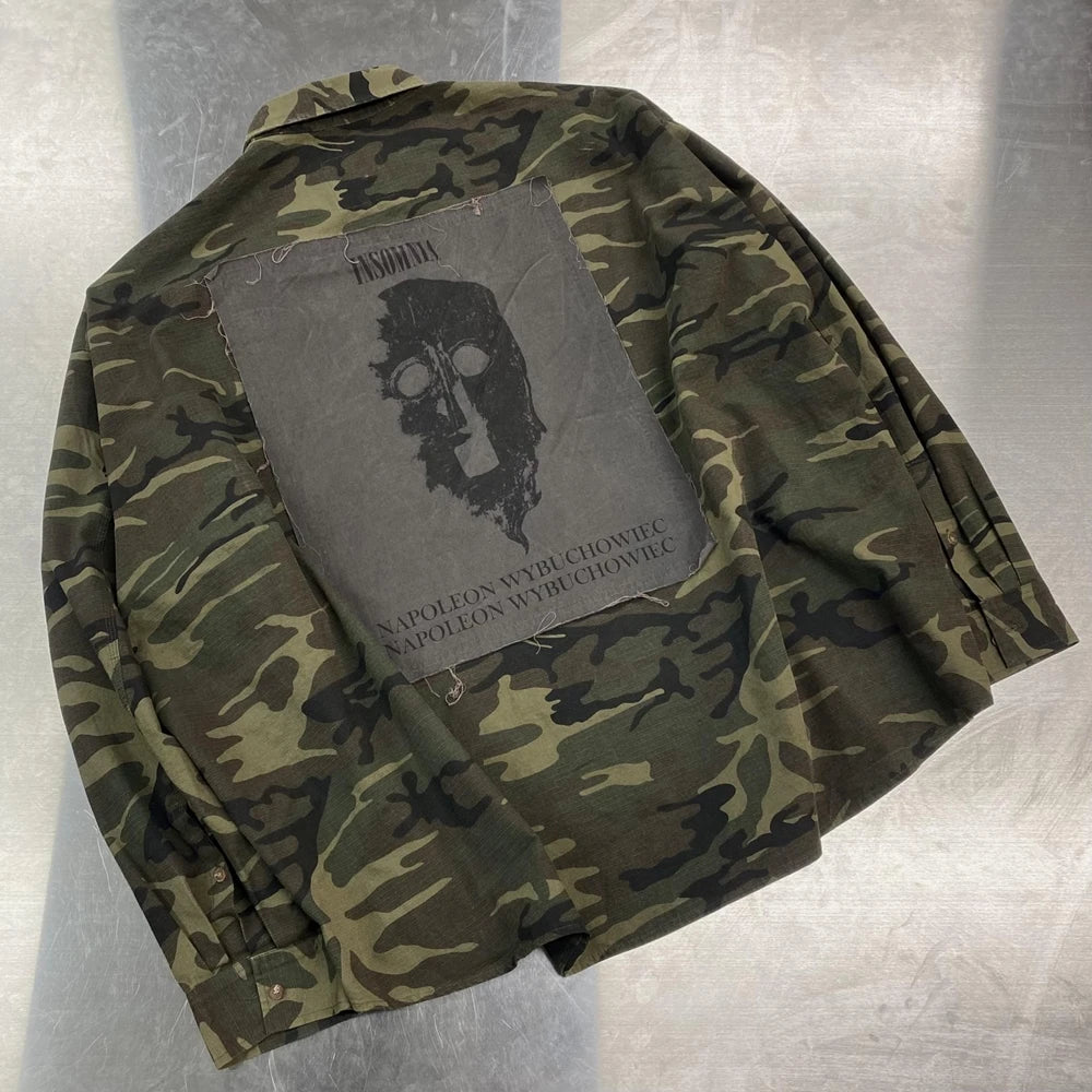 Streetwear Camouflage Jacket Tops Sweatshirt Coat - Loose Oversized