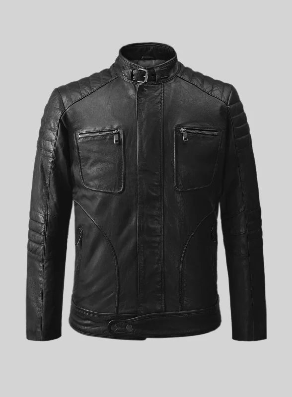 Ignite Moto Black Leather Jacket