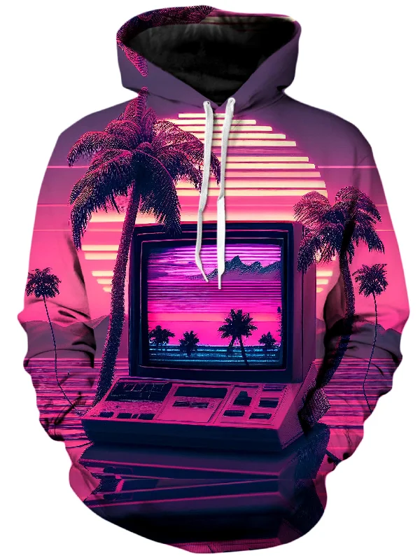 Vapor Palm Trees Unisex Hoodie