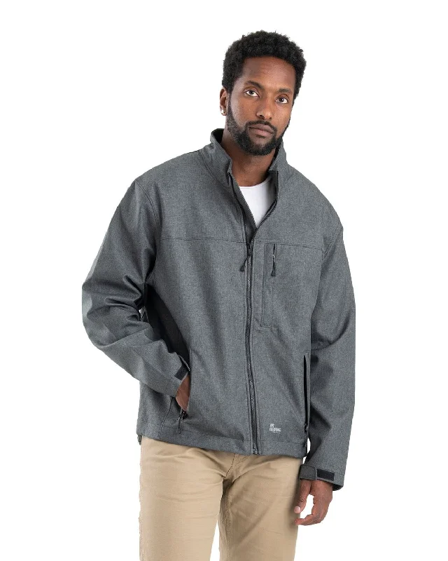 Berne Mens Highland Magnet Polyester Softshell Jacket