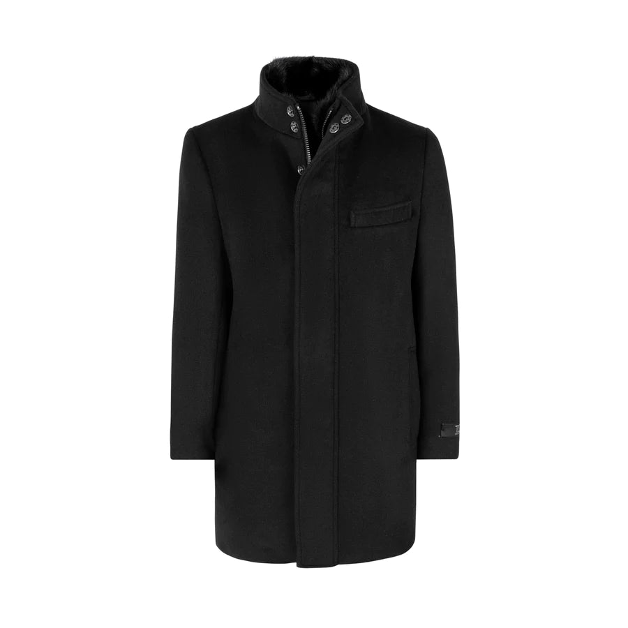 LINCOLN-Men's Black Slim Down Coat 12039-1