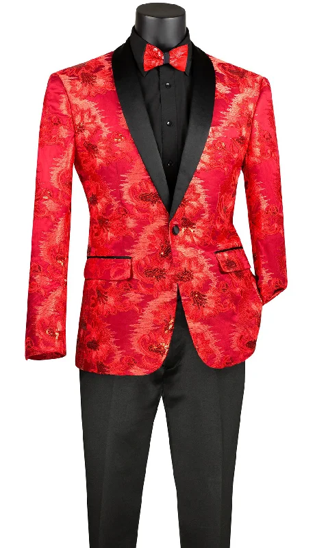 Vinci Sport Coat BSF-13-Red