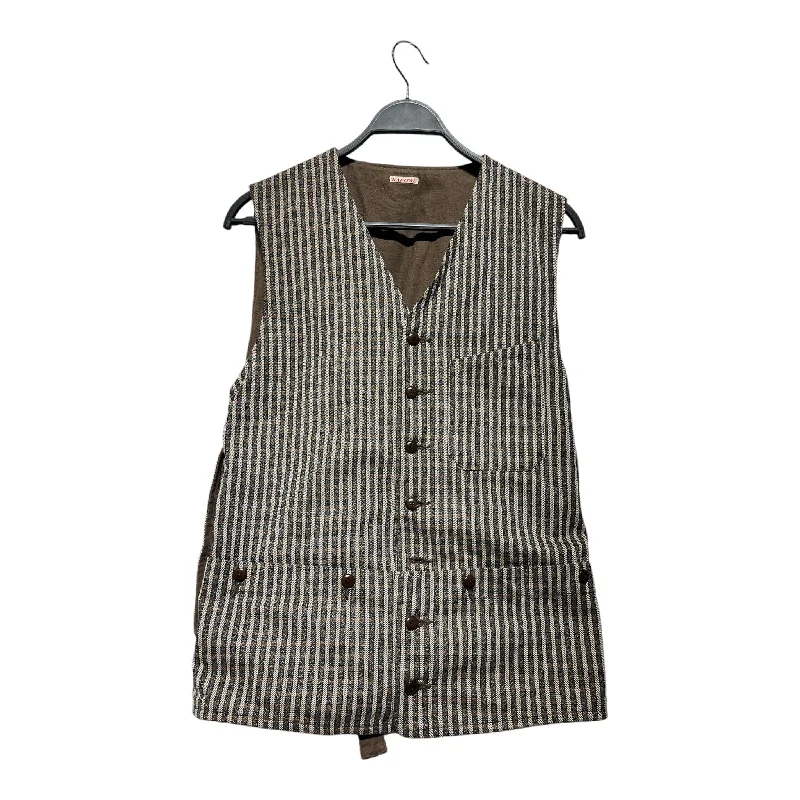 KAPITAL/Vest/4/Stripe/Cotton/BRW/