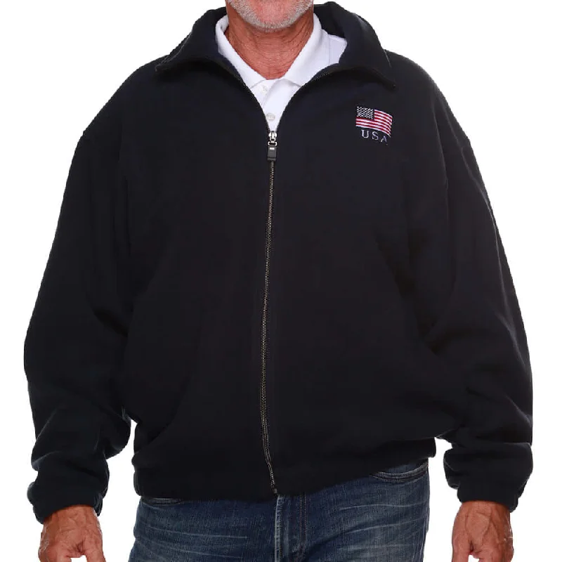 Men's Made in USA Full Zip Fleece Jacket