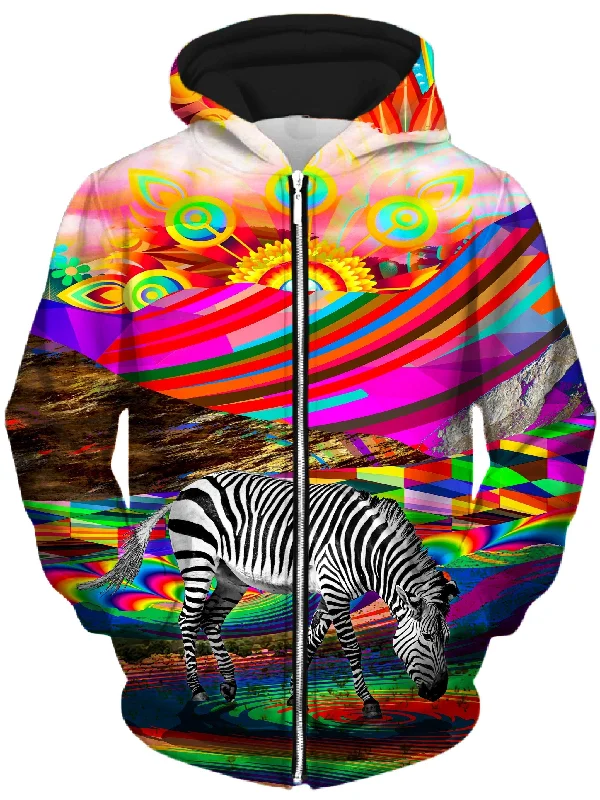 Rainbow Land Unisex Zip-Up Hoodie