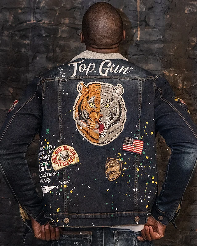 TOP GUN® FLYING TIGERS DENIM JACKET