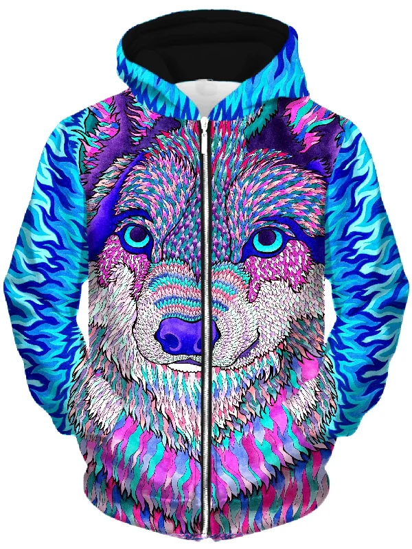 Wolfadelic III Unisex Zip-Up Hoodie