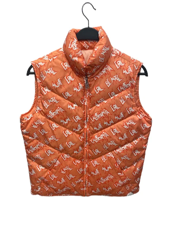 ERL/Puffer Vest/Nylon/ORN/