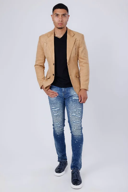 Drowsewrap Suede Blazer