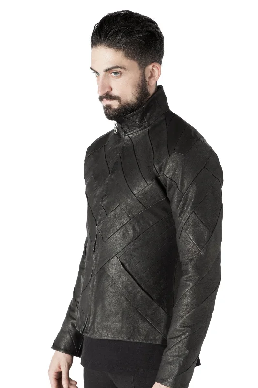 Parallax Men's Leather Jacket