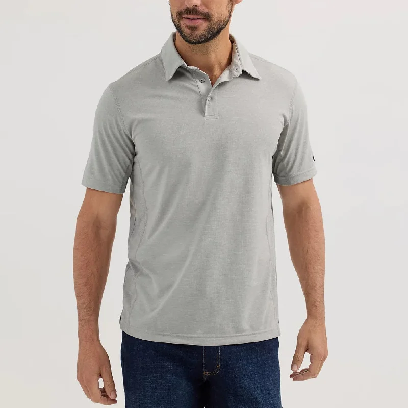 Wrangler Mens Grey Performance Polo Shirt - 112359314