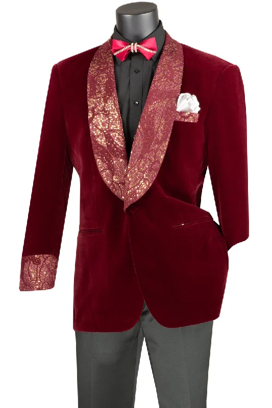 Vinci Sport Jacket BF-5-Burgundy