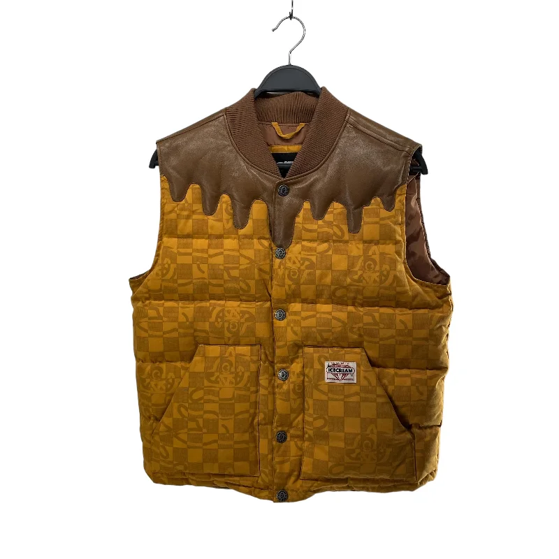 ICE CREAM/Puffer Vest/S/All Over Print/Cotton/CML/BRW DRIP