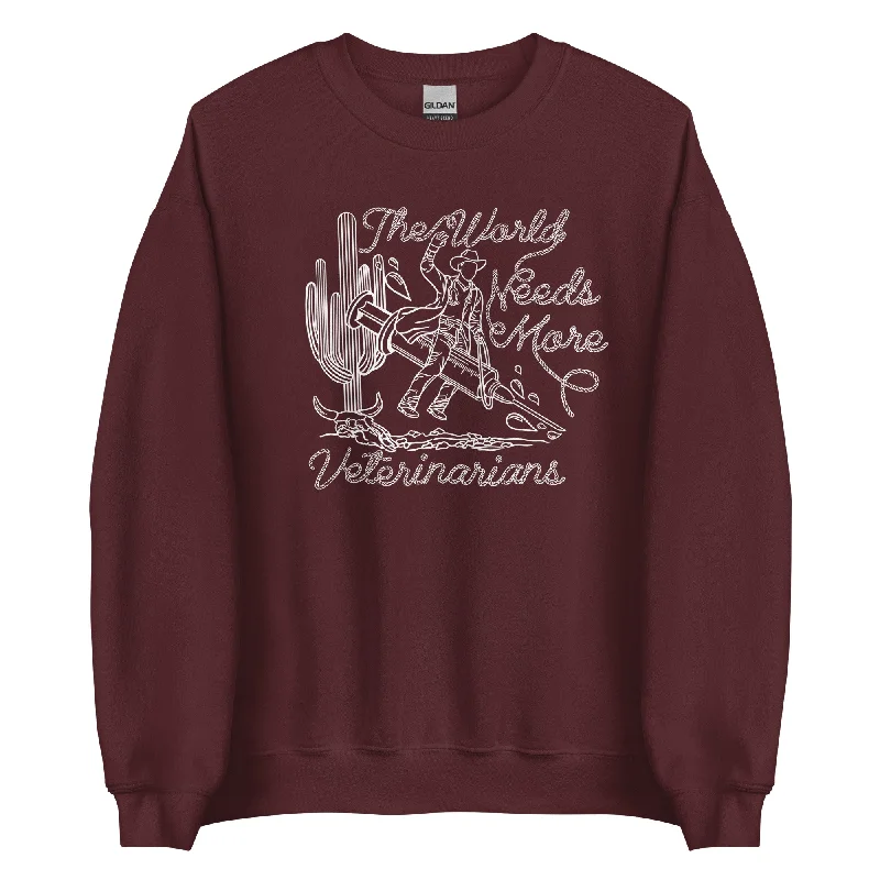 TWNM- Veterinarians Unisex Crewneck Dark Colors