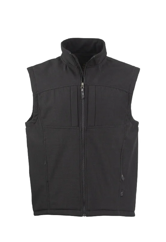 STS Ranchwear Mens Weston Black Poly/Spandex Softshell Vest