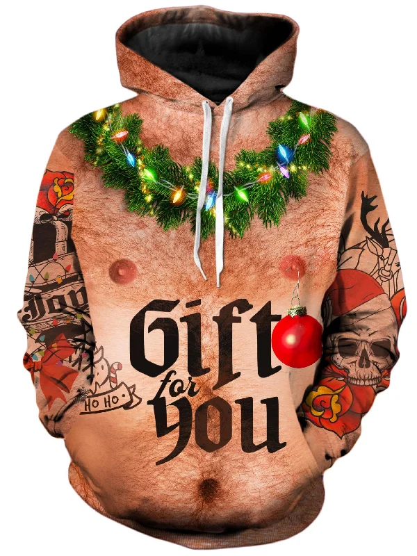 Santa Bod Christmas Unisex Hoodie