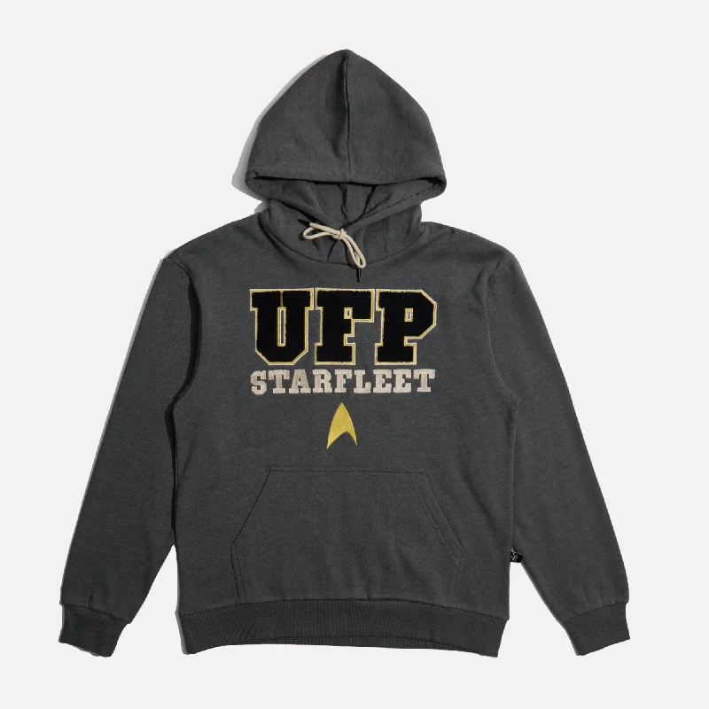 United Federation Of Planets Gray Hoodie