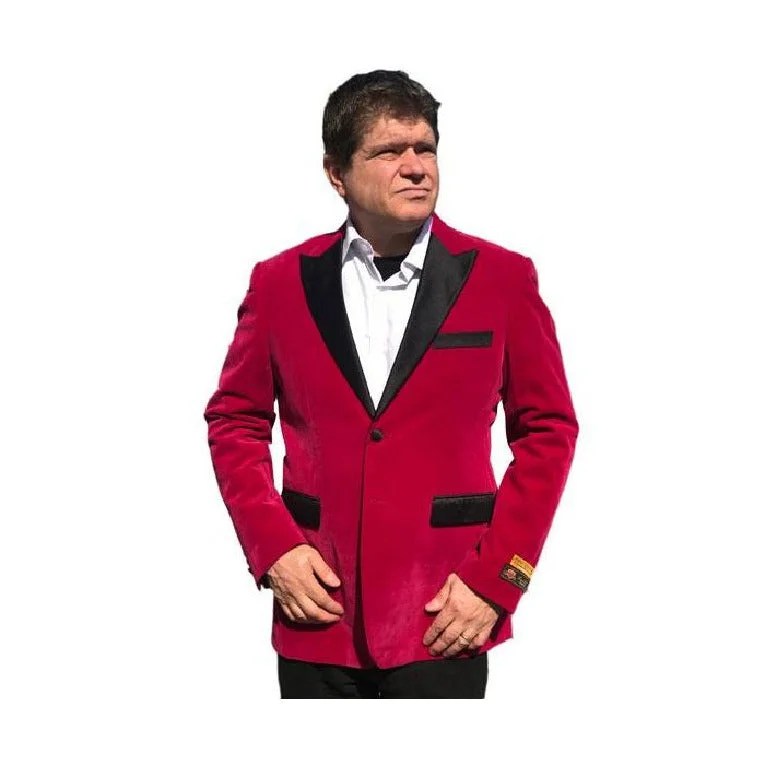 Alberto Nardoni Hot Pink Fuchsia Tuxedo Sport Coat Jacket