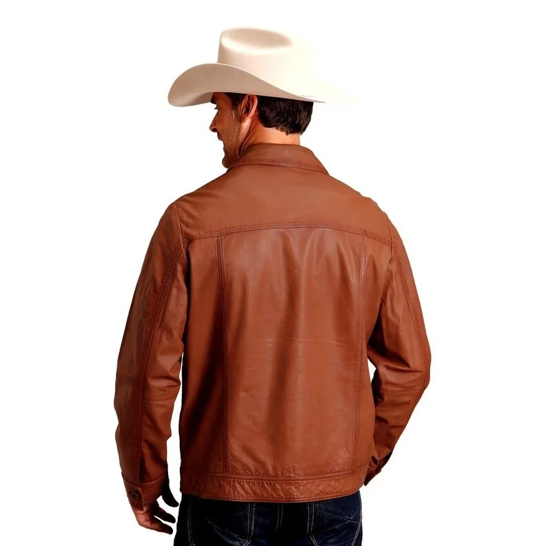 Stetson Western Jacket Mens Smooth Jean Style 11-097-0539-6637 BR