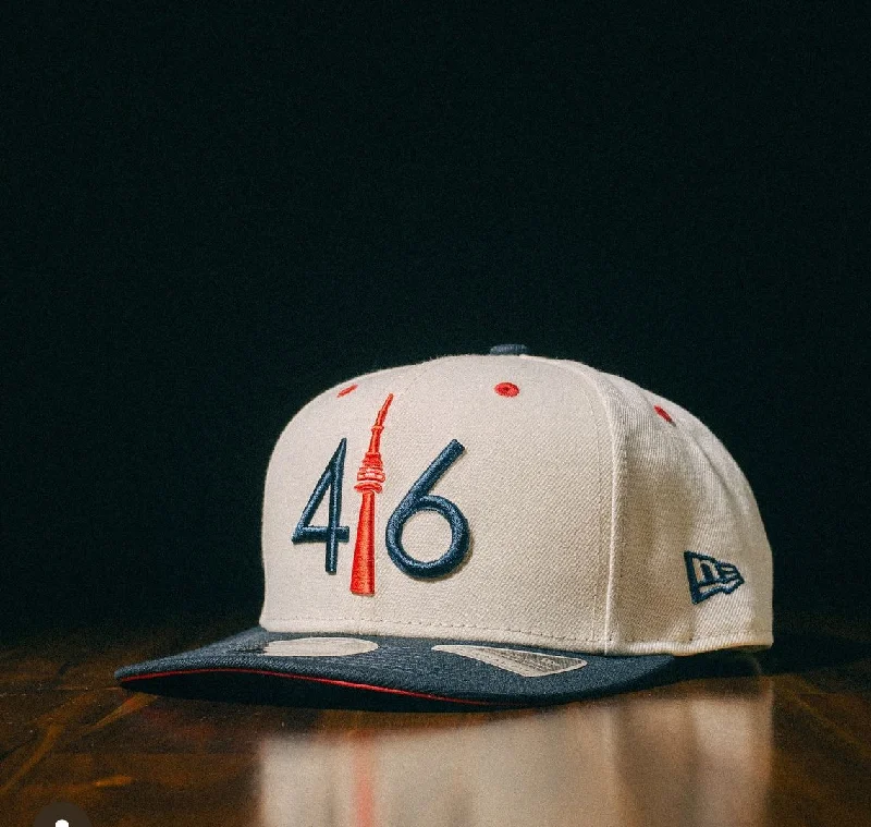 416 NEW ERA 9FIFTY SNAPBACK - Chrome/Navy/Red Tower