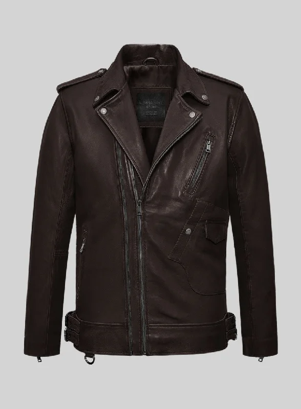 Nobelvalor Brown Rider Leather Jacket