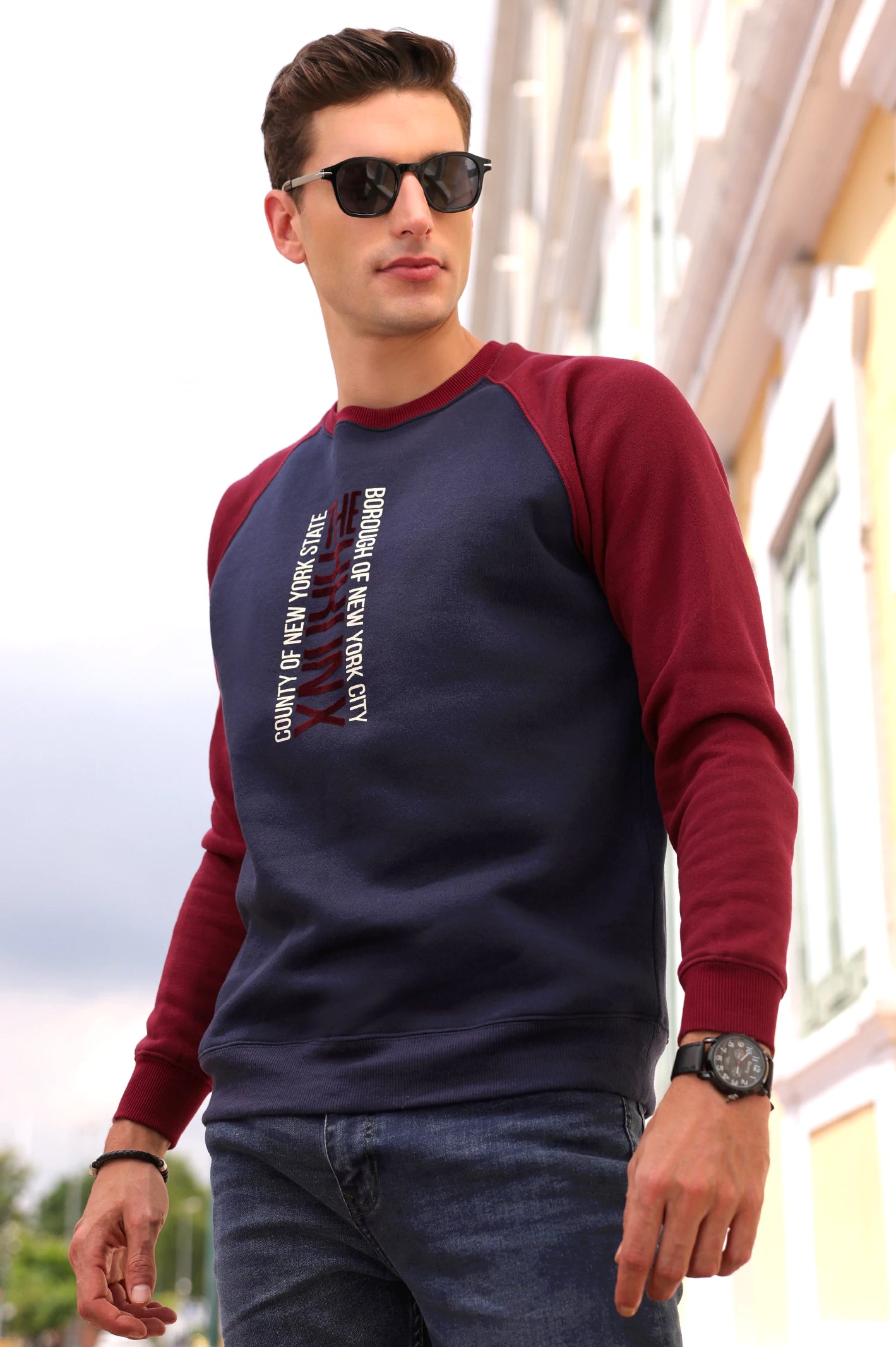 Navy Blue Sweatshirt