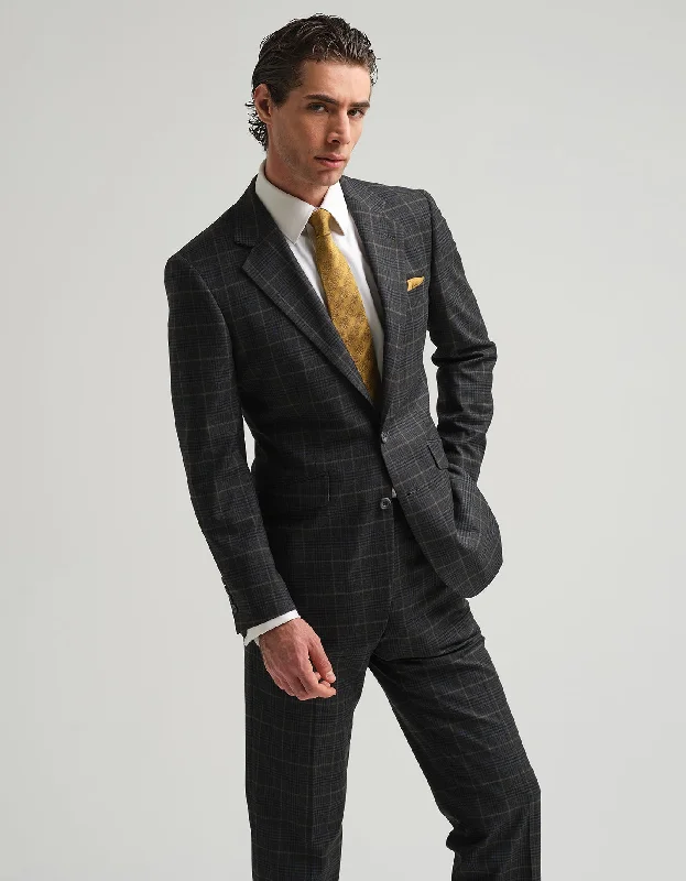 Charcoal Check 2 Piece Suit