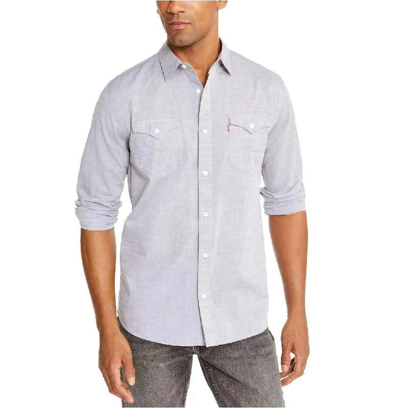 Levi's Men's Darrow Shirt Gray Size Large