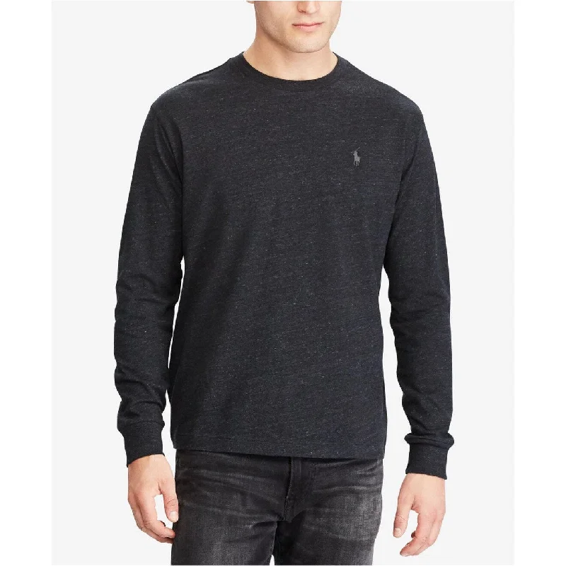 Polo Ralph Lauren Men's Classic-Fit Long-Sleeve T-Shirt Black Size Medium