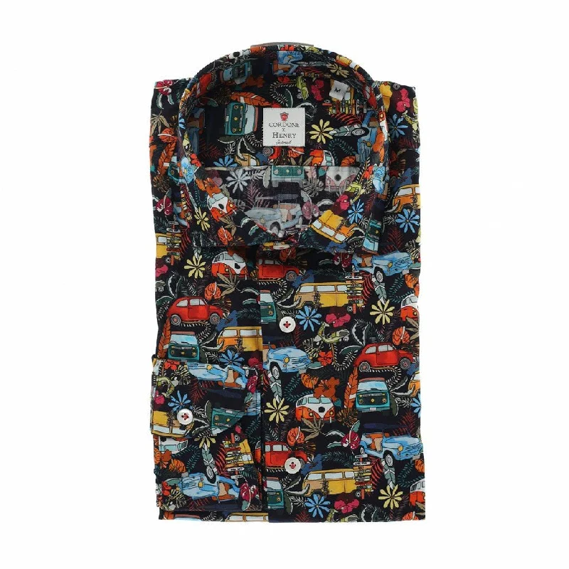 HENRY SARTORIAL X CORDONE Printed Shirt MULTI