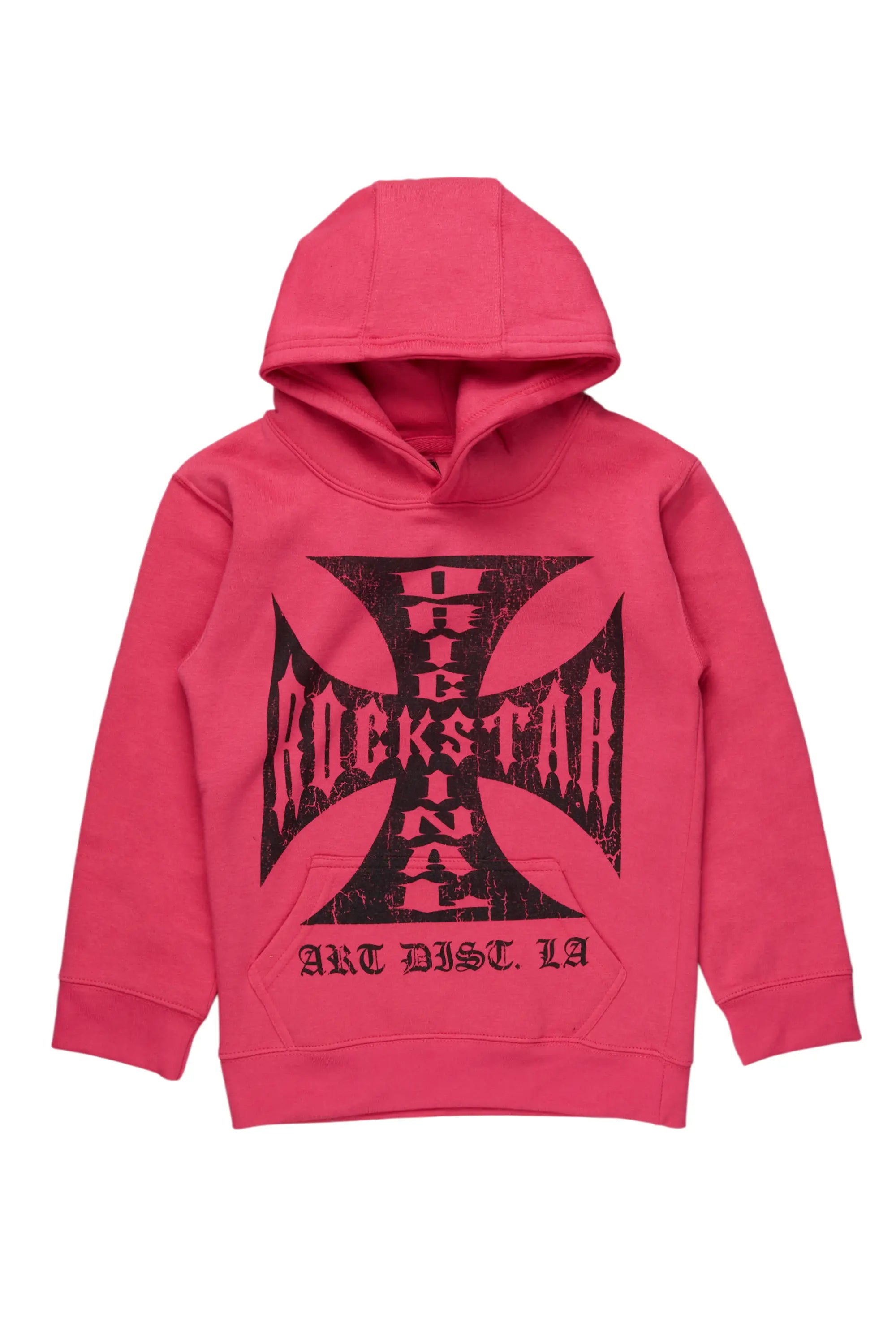 Boys Udell Fuchsia Graphic Hoodie