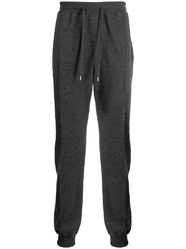 Drawstring Cashmere Blend Track Pants