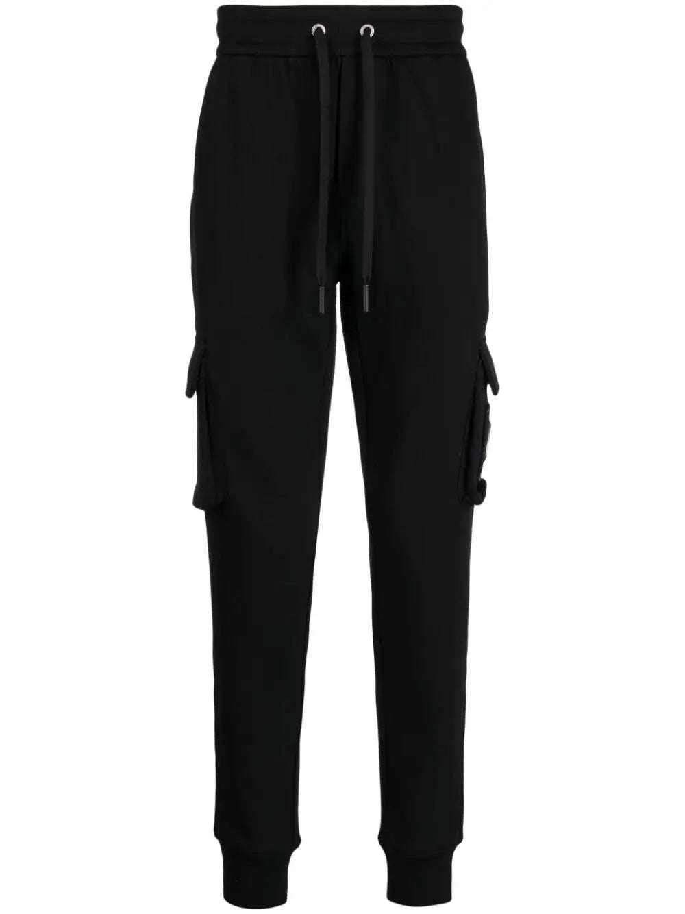 Cargo-Pockets Cotton Track Pants