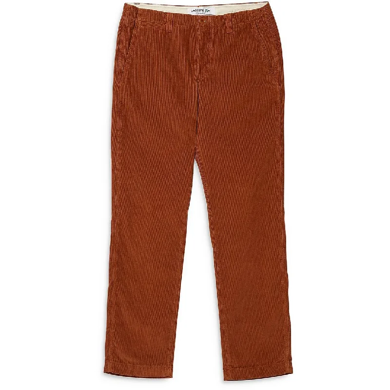 Lacoste Mens Corduroy Straight Fit Chino Pants