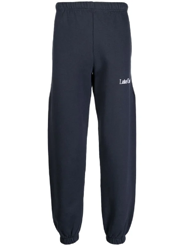 Logo-Embroidered Cotton Track Pants