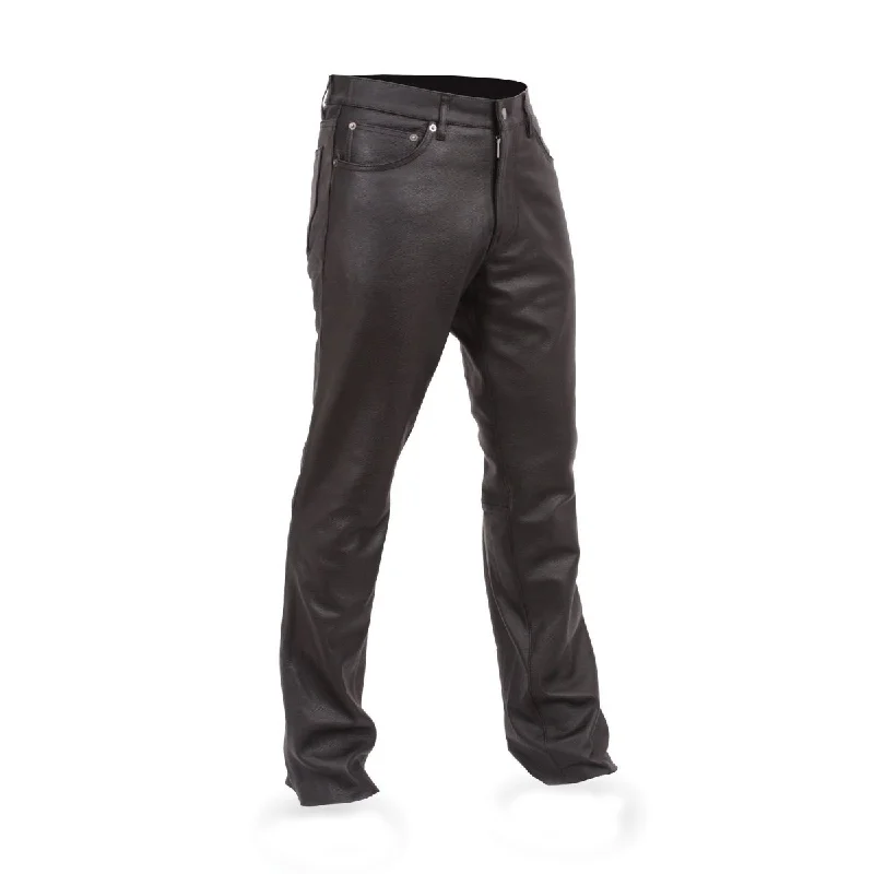 Commander Men's Leather Motorcycle Pants