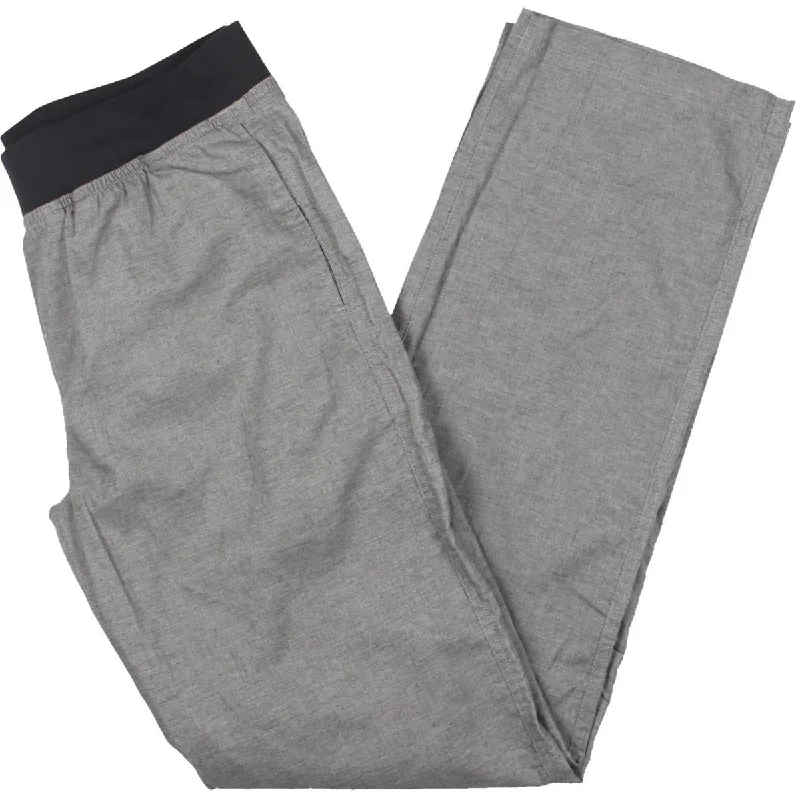 PrAna Mens Mid-Rise Elastic Waistband Straight Leg Pants