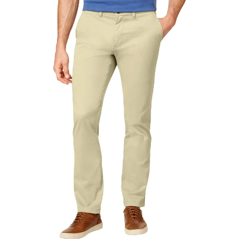 Tommy Hilfiger Mens Slim Fit Casual Chino Pants