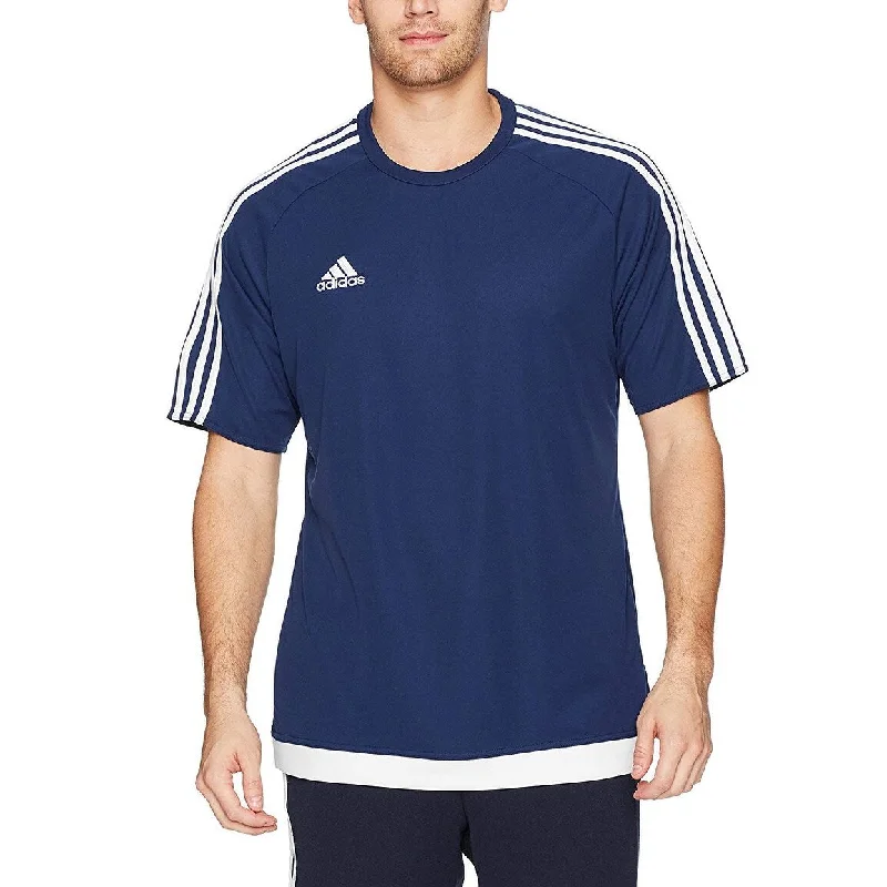 Adidas Men's Estro 15 Soccer Jersey T-Shirt Dark Blue/White