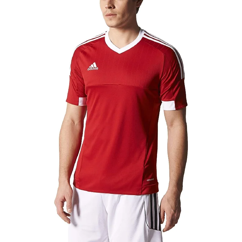 Adidas Men's TIRO 15 Jersey T-Shirt Red/White