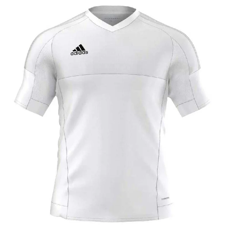 Adidas Men's TIRO 15 Jersey T-Shirt White/White - White