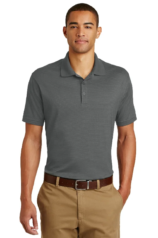 Eddie Bauer Mens Performance UPF 30+ Short Sleeve Polo Shirt - Steel Grey