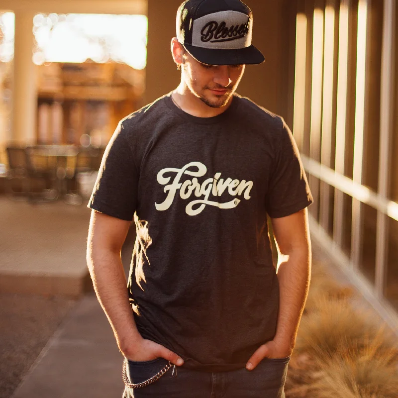 Forgiven gray tee