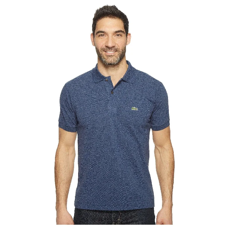 Lacoste Men's Short Sleeve Chine Pique Polo Philippines Blue Chine Size 3-Extra Large - 3XL