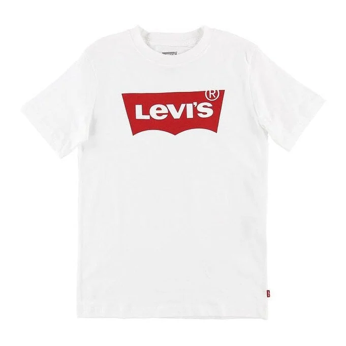 Levi's Men's Batwing Logo Print T-Shirt White Size XX-Large - XXL