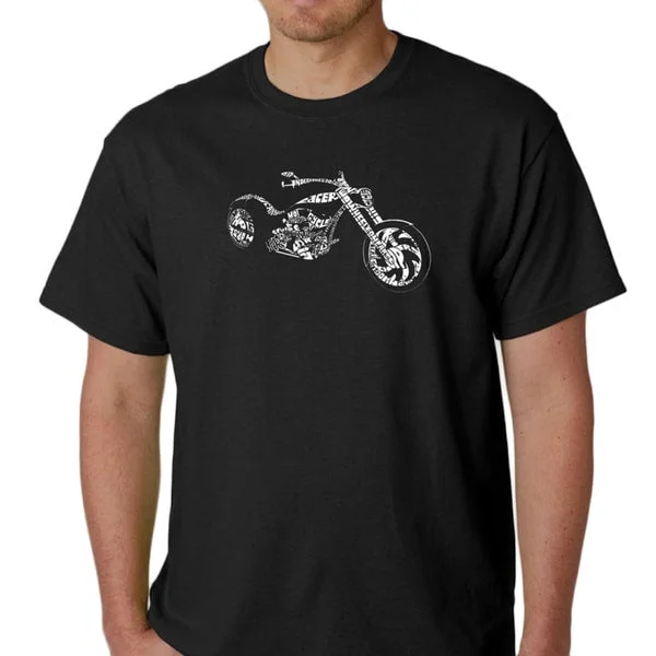 Los Angeles Pop Art Men's 'Motorcycle' Shirt