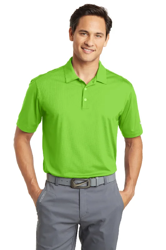 Nike Mens Dri-Fit Moisture Wicking Short Sleeve Polo Shirt - Action Green