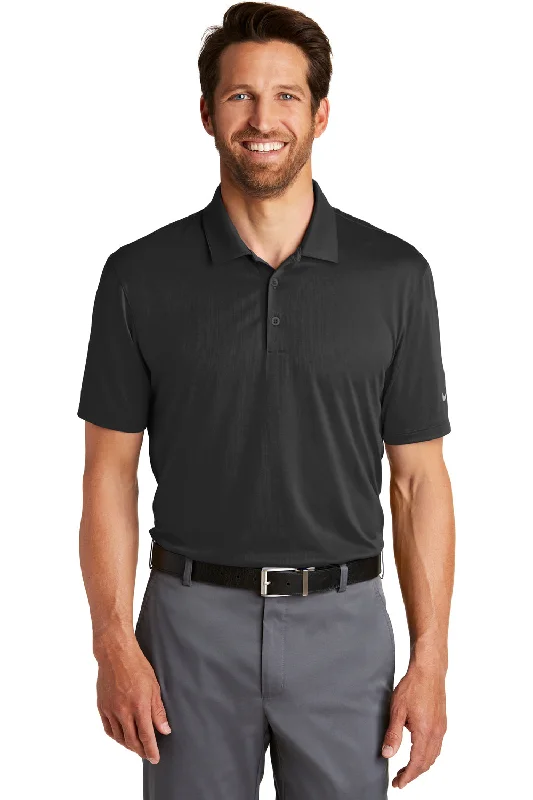 Nike Mens Legacy Dri-Fit Moisture Wicking Short Sleeve Polo Shirt - Black