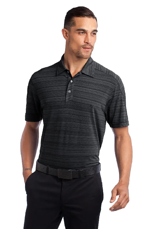 Ogio Mens Elixir Moisture Wicking Short Sleeve Polo Shirt - Blacktop